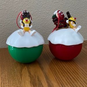 2 M&Ms ornaments